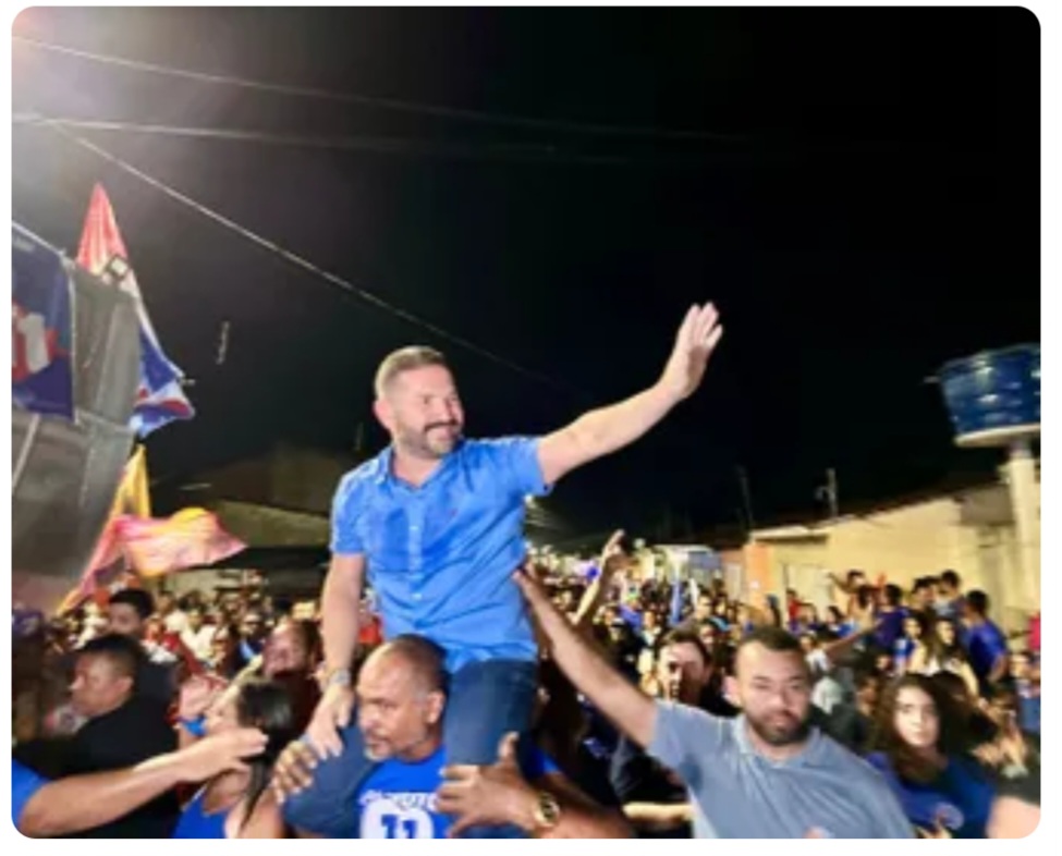 Maribondo teve a mair carreata da história em apoio a Jorjão Amorim.