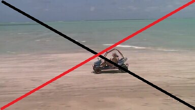 Veículos motorizados são proibidos nas praias de Maragogi