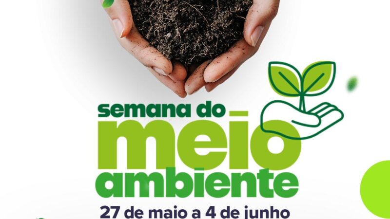 Semana do Meio Ambiente segue até a próxima quarta-feira (04).