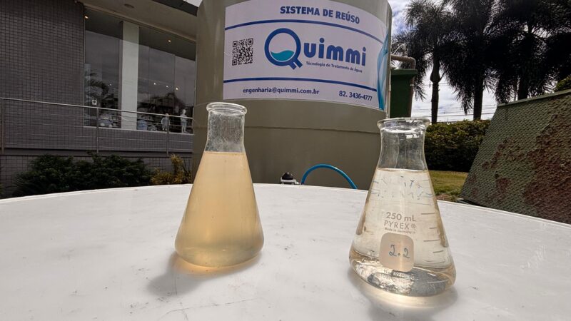 Empresarial Humberto Lobo passa a usar tecnologia MBR da QUIMMI para transformar esgoto em água de reuso com qualidade cristalina